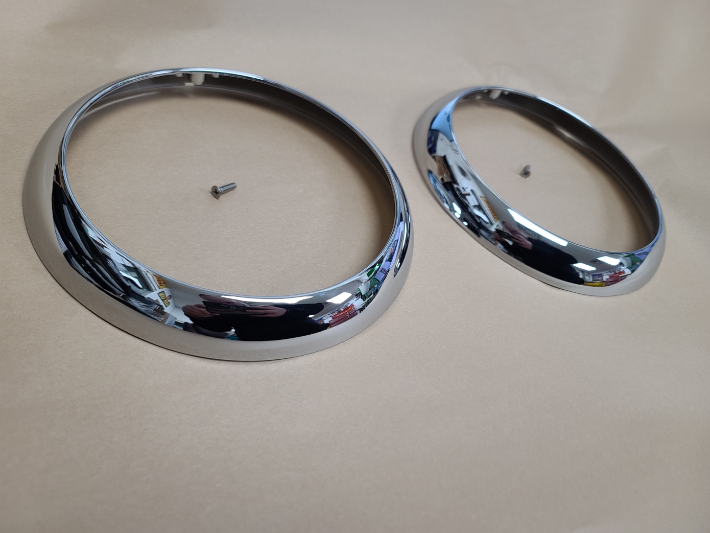 Headlight Rings, Pair 19491952 Plymouth