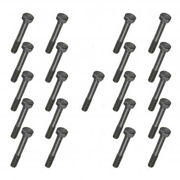 Cylinder Head Bolts, Set of 21 - 1933-1954 Plymouth, Dodge DeSoto, Chrysler 6-Cyl
