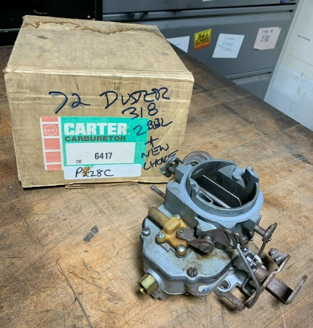 Carburetor, Original Carter For 1972 Plymouth Duster
