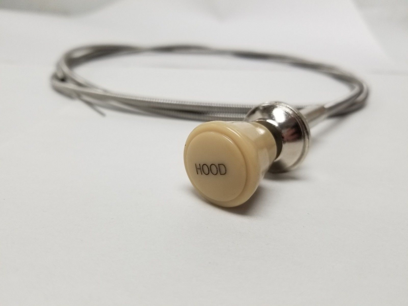Hood Cable With Knob - Plymouth P15 And Other Post-war Mopars