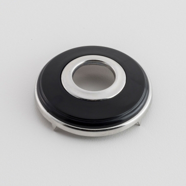 Door Handle & Window Winder Escutcheon, Single, Black - 1934-1959 Plymouth, Dodge, DeSoto, Chrysler