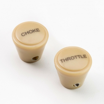 Throttle And Choke Knobs Kit With Cables - Plymouth P15 - 1930s-1950s Plymouth, Dodge, DeSoto, Chrysler