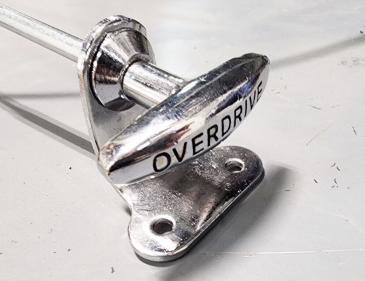Overdrive cable with heavy duty T-handle and bracket - 1939-1954 Plymouth, Dodge, DeSoto, Chrysler