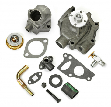 Water Pump & Thermostat Housing Package - 1934-1949 Plymouth, Dodge, DeSoto, Chrysler 6 Cyl