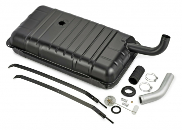 Gas Tank Package, Complete with Straps, Sender and Filler Tube - 1940-1948 Plymouth, Dodge, DeSoto, Chrysler