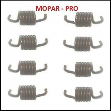 Brake Return Springs, Set of 8 - 1956-1959 DeSoto, Chrysler, Imperial, Dodge D500 and 1957-1959 Plymouth, Dodge
