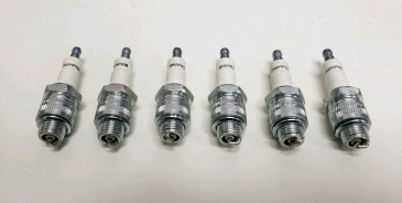 Spark Plugs, Set Of 6 - 1933-1959 Plymouth, Dodge, DeSoto, Chrysler 6 Cyl Flathead
