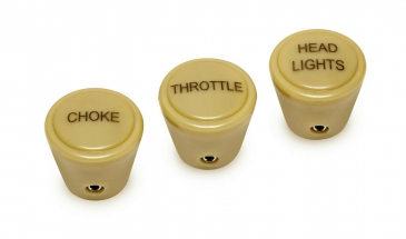 Dash Knobs & Cables Set - P15 Plymouth And Suitable For Other 1940 & 1950s MoPars