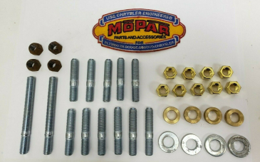 Intake & Exhaust Manifold Stud & Nut Kit - 1933-1959 Plymouth, Dodge