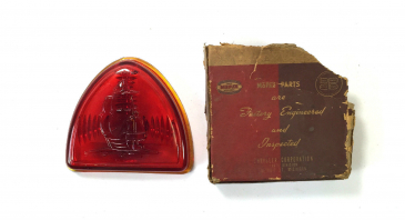 Brake Light Lens, NOS - 1946-1948 Plymouth