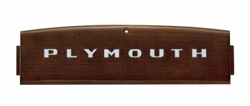 Dash Name Plate - 1946-1948 Plymouth